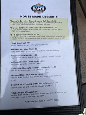 Menu photo 1 Sam's Chowder House Half Moon Bay, CA