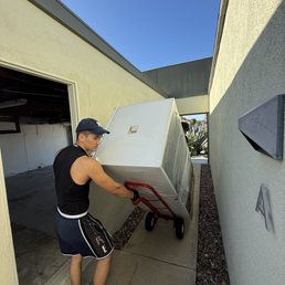 Moving fridge