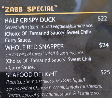 Menu photo 3 Zabb Thai Kitchen West Nyack, NY