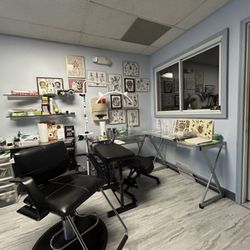 Smaug’s Chamber - One of our artists station