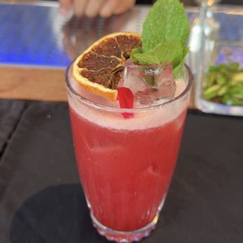 Agave Uptown - "50 stars" Hibiscus x mezcal cocktail - Mexican Near Me - Oakland, California Agave Uptown - "50 stars" Hibiscus x mezcal cocktail - Mexican Near Me - Oakland, California