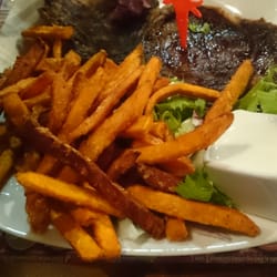 Oncle Scott's - Entrecote et frites de patate douce