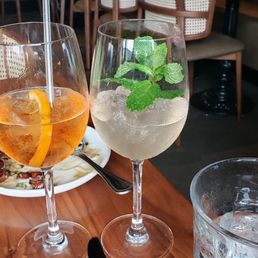 Aperol and Amalfi Spritzes Aperol and Amalfi Spritzes