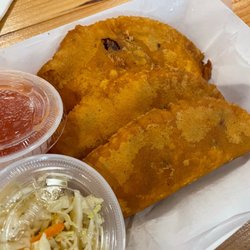 Que Chivo - Fresh beef Empanadas! So good!