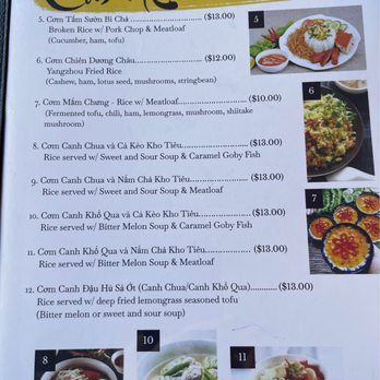 Thuong An Lac - Menu page 2/6 - Vegan Near Me - Honolulu, Hawaii