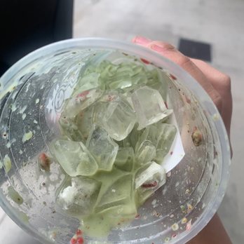 Starbucks - Never have I seen so much ice in a drink. - Coffee & Tea Near Me - El Dorado Hills, California