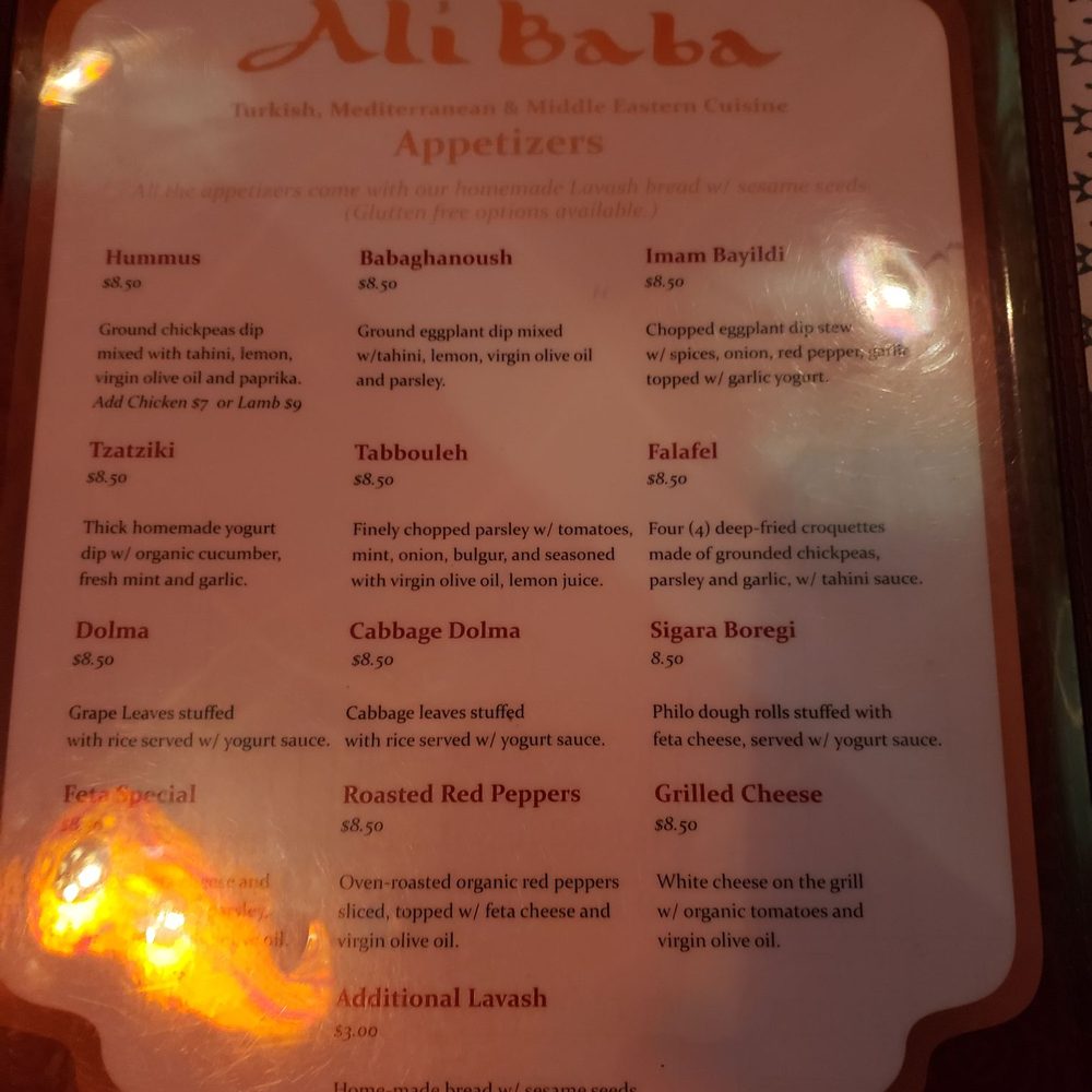 Ali Baba - Menu - Turkish Near Me - San Juan, Puerto Rico Ali Baba - Menu - Turkish Near Me - San Juan, Puerto Rico