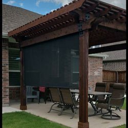 Superior Window Fashions - Manual shades for pergolas