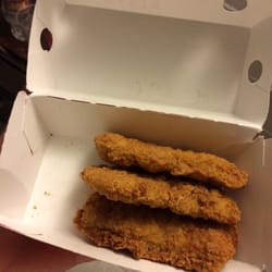 Jack in the Box - It was suppose to be 10 churros but they gave me 3 chicken strips..