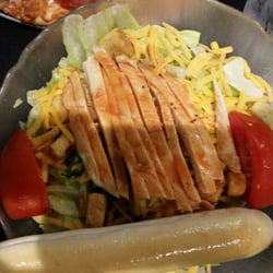 Jumbo buffalo chicken salad $8.50