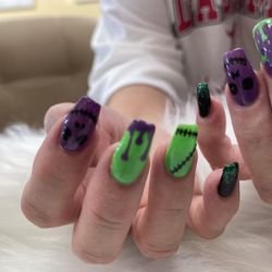 K Nails & Spa - My HALLOWEEN nails!!!
