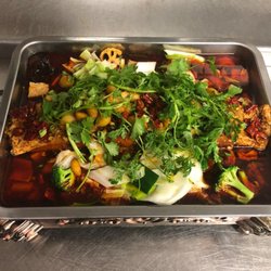 Lao Sze Chuan - Grass carp whole grilled fish