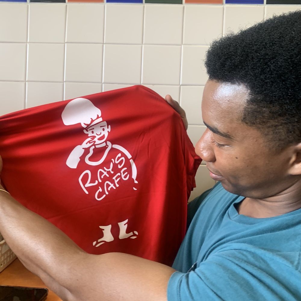 Ray's Café - Rays Cafe Shirt - American Near Me - Honolulu, Hawaii Ray's Café - Rays Cafe Shirt - American Near Me - Honolulu, Hawaii