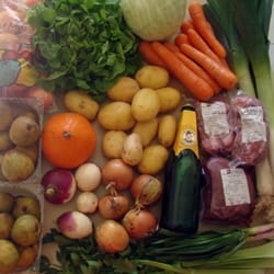 Drive Fermier - Le panier de légume du Drive Fermier Gironde et d'autres produits que l'on peut y trouver
