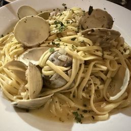 Fresh Clam Linguine with wine sauce Fresh Clam Linguine with wine sauce