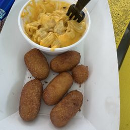 Kids corn dog and Mac Kids corn dog and Mac