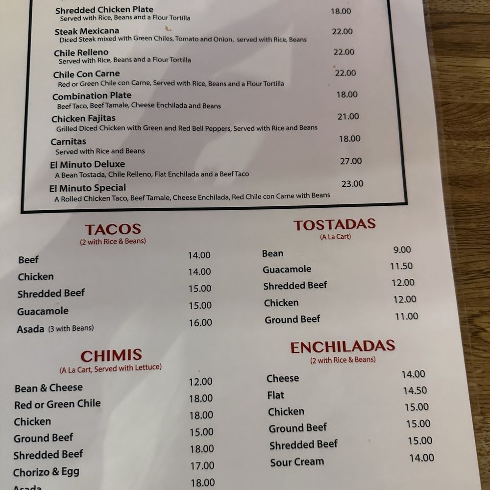El Minuto Cafe - Mexican Near Me - Tucson, Arizona