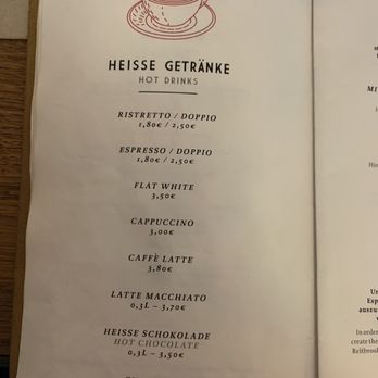 Nord Coast - Menu - Coffee & Tea Near Me - Hamburg, HH