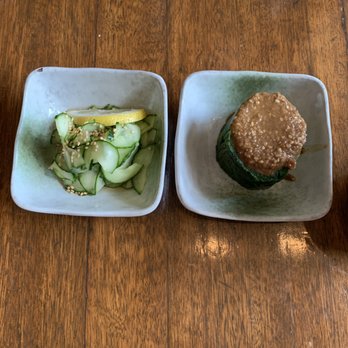 Eiji - Cucumber Sunomono and Gomaae - Sushi Bars Near Me - San Francisco, California