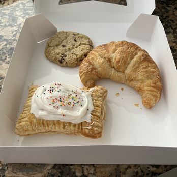 Sweet Talk Cafe - Chocolate chip cookie, croissant and strawberry pop tart - Desserts Near Me - Washington Twp, New Jersey Sweet Talk Cafe - Chocolate chip cookie, croissant and strawberry pop tart - Desserts Near Me - Washington Twp, New Jersey