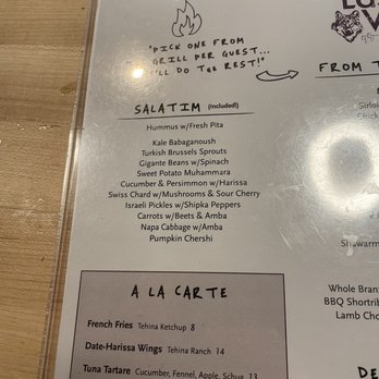 Laser Wolf - menu - Middle Eastern Near Me - Philadelphia, Pennsylvania