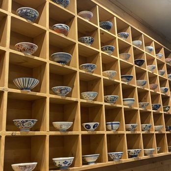 Jang Soo Tofu Restaurant - Wall of bowls. - Korean Near Me - Kent, Washington Jang Soo Tofu Restaurant - Wall of bowls. - Korean Near Me - Kent, Washington