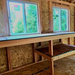 T-rex Sheds - 12x16 gable style interior