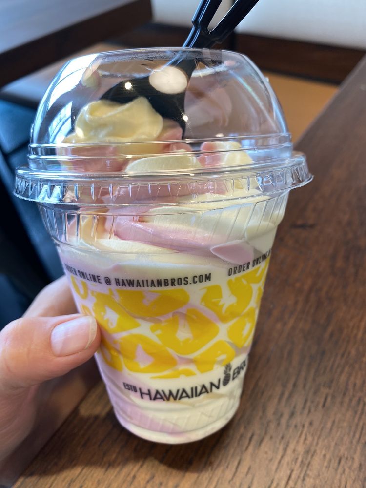 Food from Hawaiian Bros Island Grill