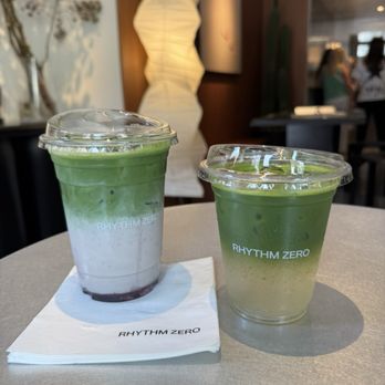 Rhythm Zero - Blueberry Matcha and Yuzu Matcha - Coffee & Tea Near Me - New York, New York