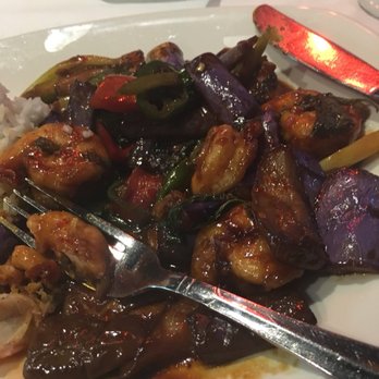 Cafe Ginger - This is when I'd requested a to-go box. I'd eaten PLENTY! Their portions are enormous! - Chinese Near Me - Houston, Texas Cafe Ginger - This is when I'd requested a to-go box. I'd eaten PLENTY! Their portions are enormous! - Chinese Near Me - Houston, Texas