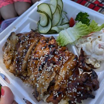 Bend-O Bento Japanese Kitchen - Chicken Teriyaki Bento - 4 stars. Pretty moist chicken. Fri takeout lunch 2024-07-05 - Japanese Near Me - Bend, Oregon Bend-O Bento Japanese Kitchen - Chicken Teriyaki Bento - 4 stars. Pretty moist chicken. Fri takeout lunch 2024-07-05 - Japanese Near Me - Bend, Oregon