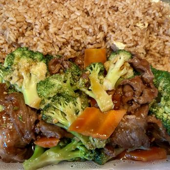 China Palace - 58. Beef with Broccoli and fried rice - Chinese Near Me - Birmingham, Alabama