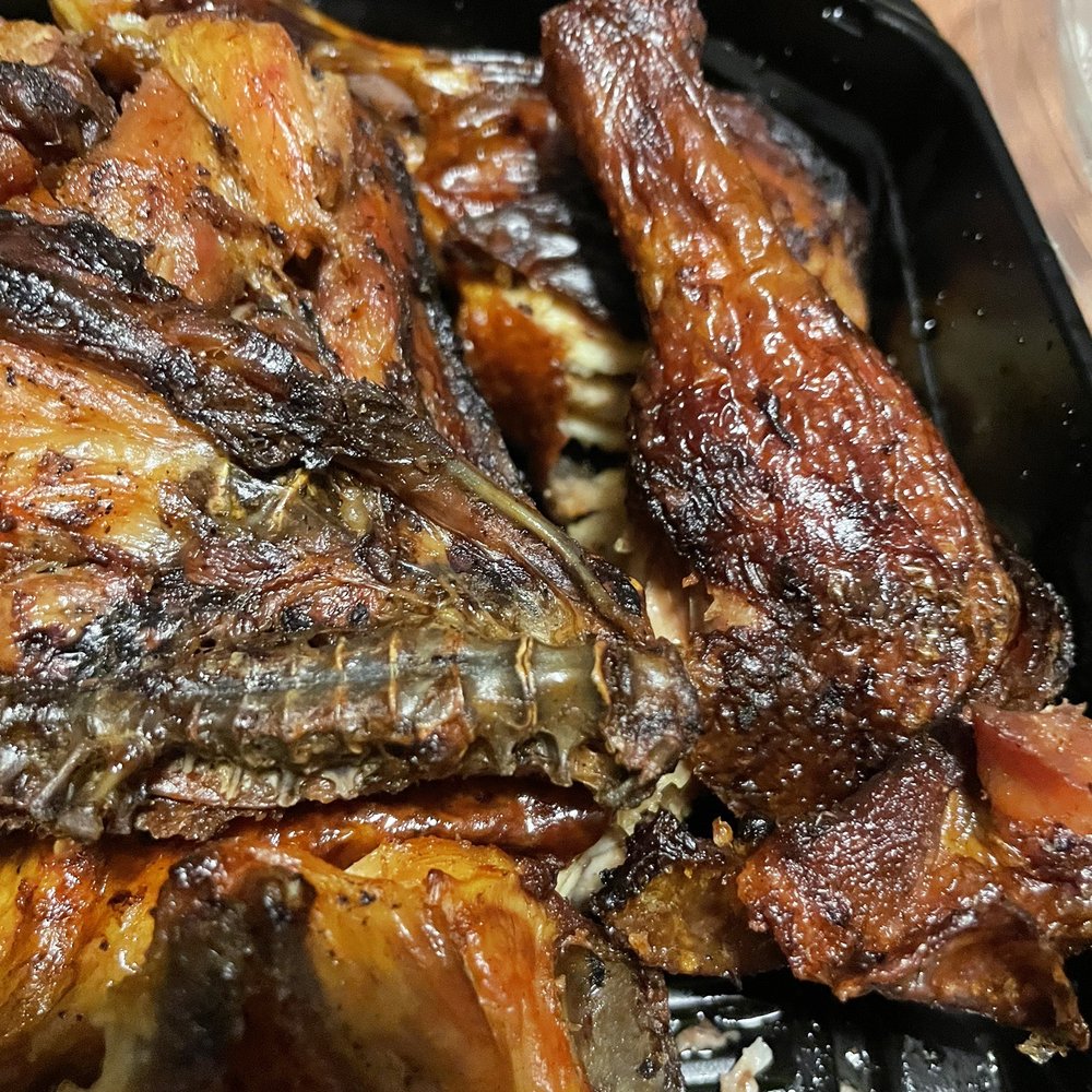 Worse chicken we have ever had . So small , dry and burnt . Not fit for a dog ! Worse chicken we have ever had . So small , dry and burnt . Not fit for a dog !