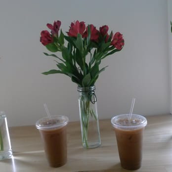 Dom's Coffee - Our two iced coffees - Coffee & Tea Near Me - Avon, Connecticut Dom's Coffee - Our two iced coffees - Coffee & Tea Near Me - Avon, Connecticut