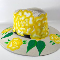 Birds of a Feather Antique & Vintage Marketplace - Painted hat at Birds of a Feather