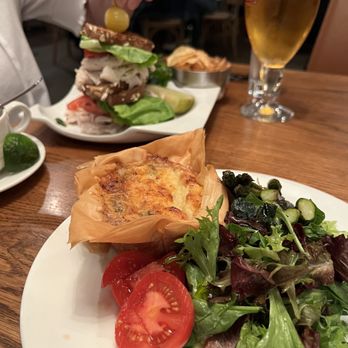 Vaudeville - Crab and asparagus quiche - New American Near Me - Fredericksburg, Texas