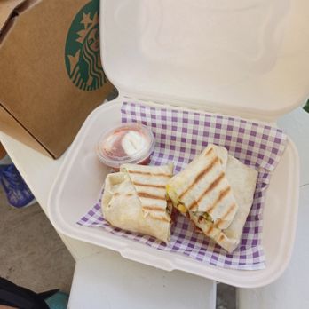 The Porch Honolulu - 8/26/25 Breakfast burrito, small with salsa & sour cream in small container - Coffee & Tea Near Me - Honolulu, Hawaii The Porch Honolulu - 8/26/25 Breakfast burrito, small with salsa & sour cream in small container - Coffee & Tea Near Me - Honolulu, Hawaii