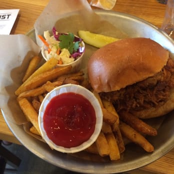 Good City Brewing - Pulled pork sandwich and fries are pretty good - Breweries Near Me - Milwaukee, Wisconsin Good City Brewing - Pulled pork sandwich and fries are pretty good - Breweries Near Me - Milwaukee, Wisconsin