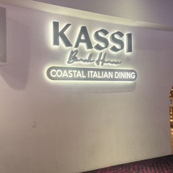 Kassi Beach - Restaurant sign inside the casino - Italian Near Me - Las Vegas, Nevada