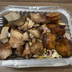 Universal Meat Supermarket - Pork, Plantain, and Salad