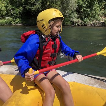 Indigo Creek Outfitters - The 6 year old paddling her heart out. - Rafting/Kayaking Near Me - Phoenix, Oregon