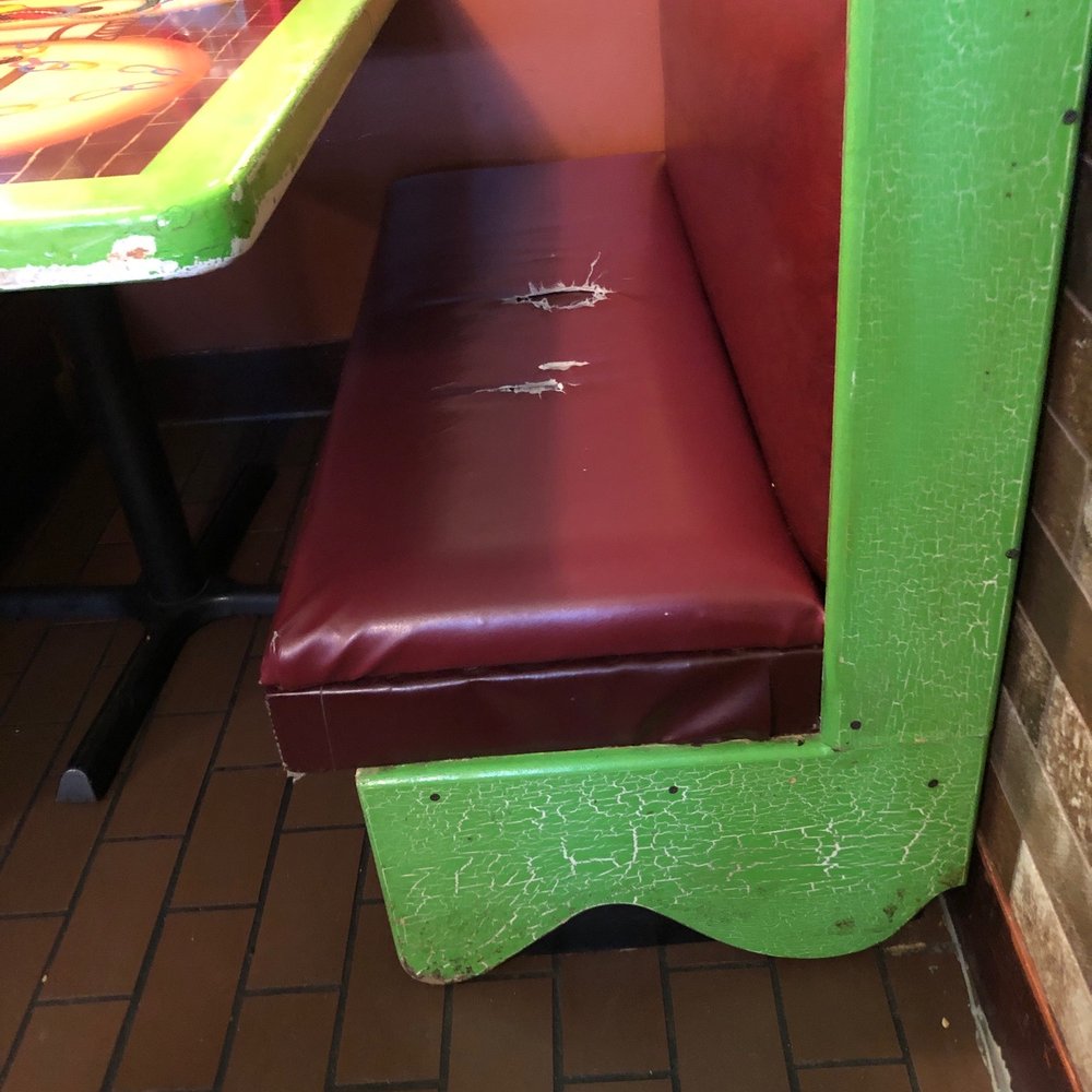 Worn out seats