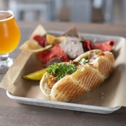 Backyard - Lunch special and a beer