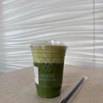 Binge Coffee House - Pistachio Matcha Latte - Vietnamese Near Me - Berkeley, California