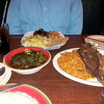 Jambo Africa Restaurant - Jambo Africa, plava sauce, beef, dry rice, fried tilapia - African Near Me - Brooklyn Center, Minnesota