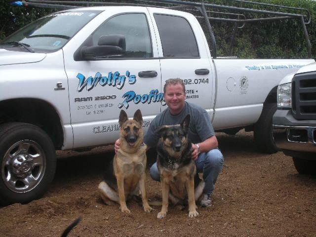 Slide of Wolfy's Roofing