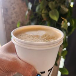 Pumpkin spice latte with oat milk Pumpkin spice latte with oat milk