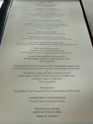 Menu photo 8 Per Se New York, NY