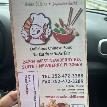 Red Wok Buffet - Menu - Buffets Near Me - Newberry, Florida Red Wok Buffet - Menu - Buffets Near Me - Newberry, Florida