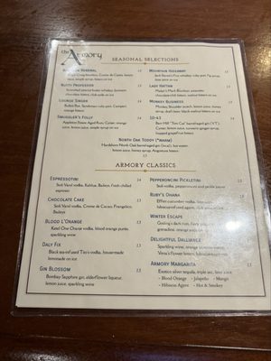 Menu photo 2 The Armory Lounge Portland, ME Menu photo 2 The Armory Lounge Portland, ME